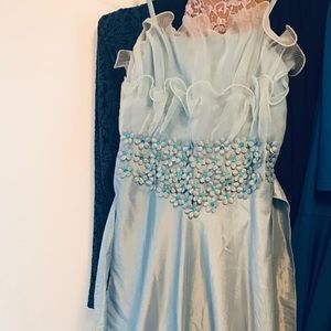 Light Blue evening dress new